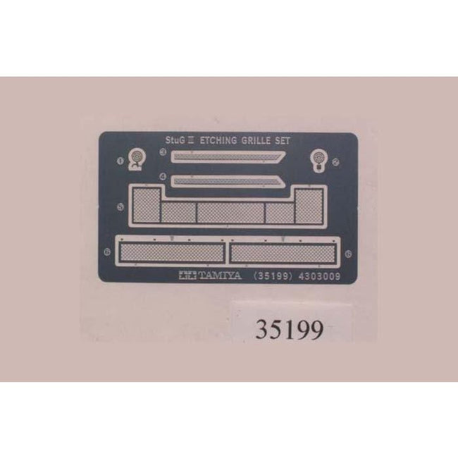 Tamiya 1/35 Military Miniature German Stug III Etching Grill - Tamiya - ModelCars.com
