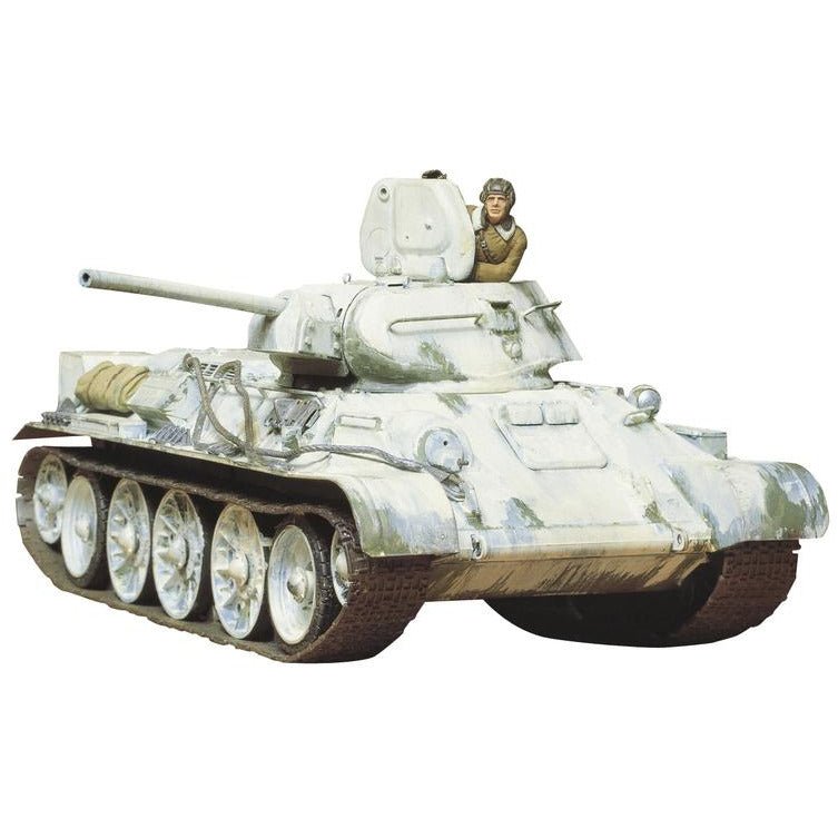 Tamiya 1/35 Russian T34-76 1942 Kit-Tamiya-ModelCars.com