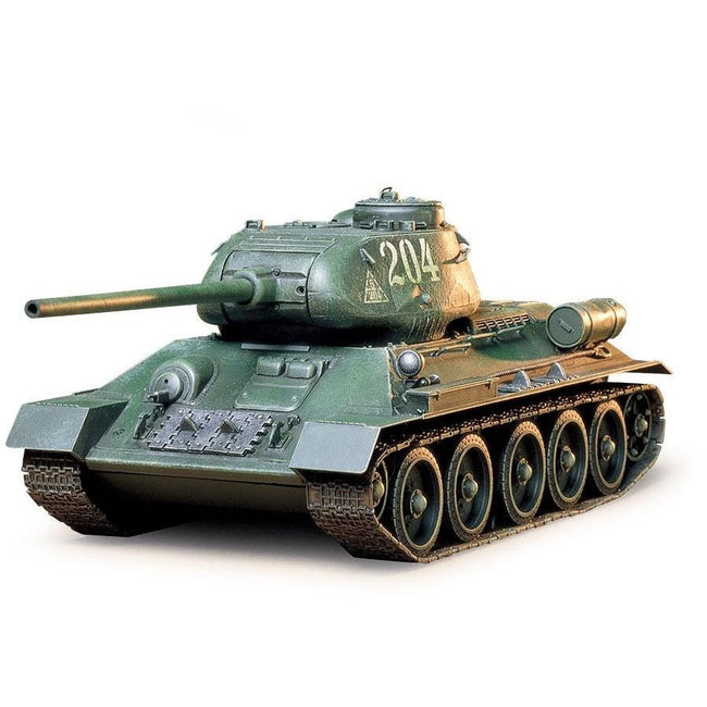 Tamiya 1/35 Russian T34/85 Med Tank Kit - Tamiya - ModelCars.com