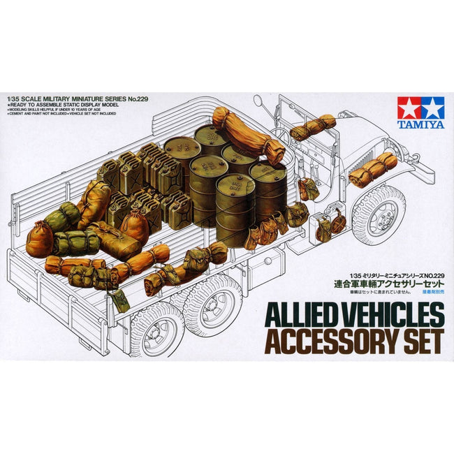 Tamiya 1/35 Scale Allied Vehicles Accessory Set-Tamiya-ModelCars.com