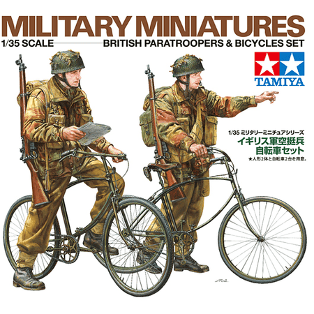 Tamiya 1/35 Scale British Paratroopers & Bicycle set-Tamiya-ModelCars.com