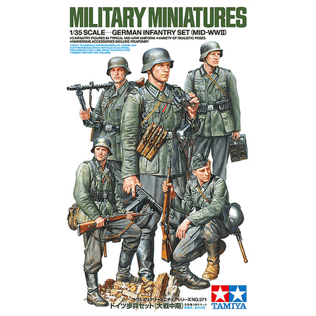 Tamiya 1/35 Scale German Infantry Set-Tamiya-ModelCars.com