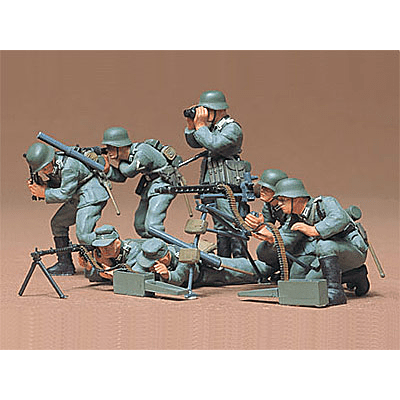 Tamiya 1/35 Scale German Machine Gun Troops - Tamiya - ModelCars.com