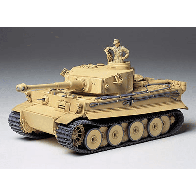 Tamiya 1/35 Scale German Tiger I Initial Production-Tamiya-ModelCars.com