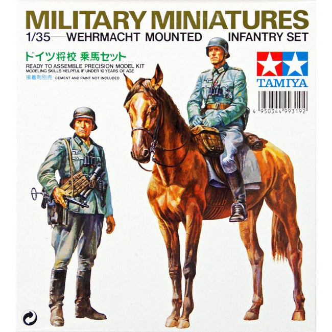 Tamiya 1/35 Scale Wehrmacht Mounted Infantry Set-Tamiya-ModelCars.com