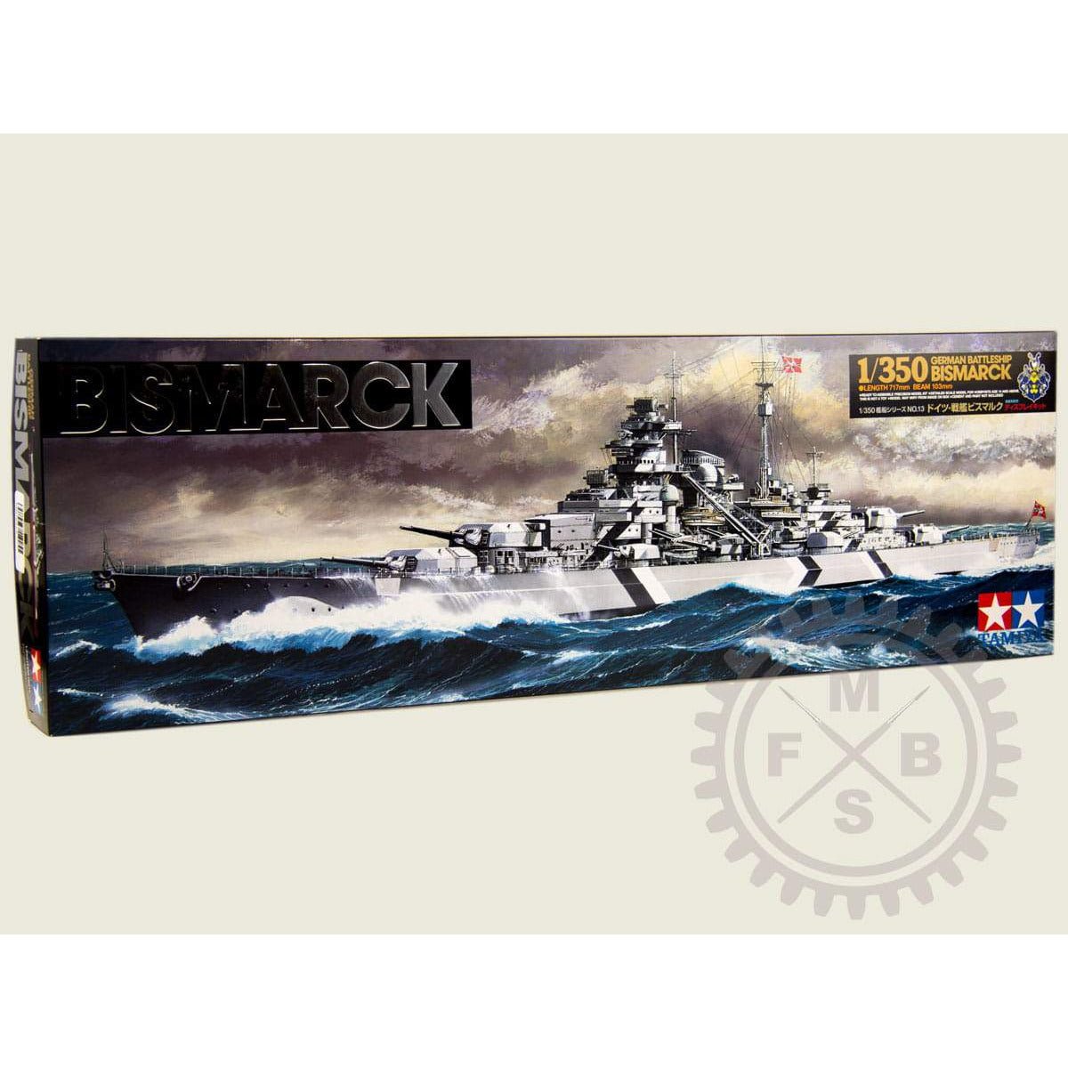 Tamiya 1/350 German Battleship Bismarck - Tamiya - ModelCars.com