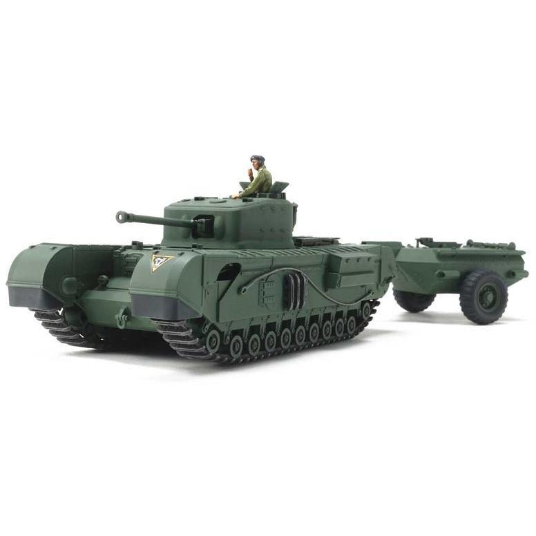 Tamiya 1/48 British Tank Churchill MkVII Model Tank - Tamiya - ModelCars.com