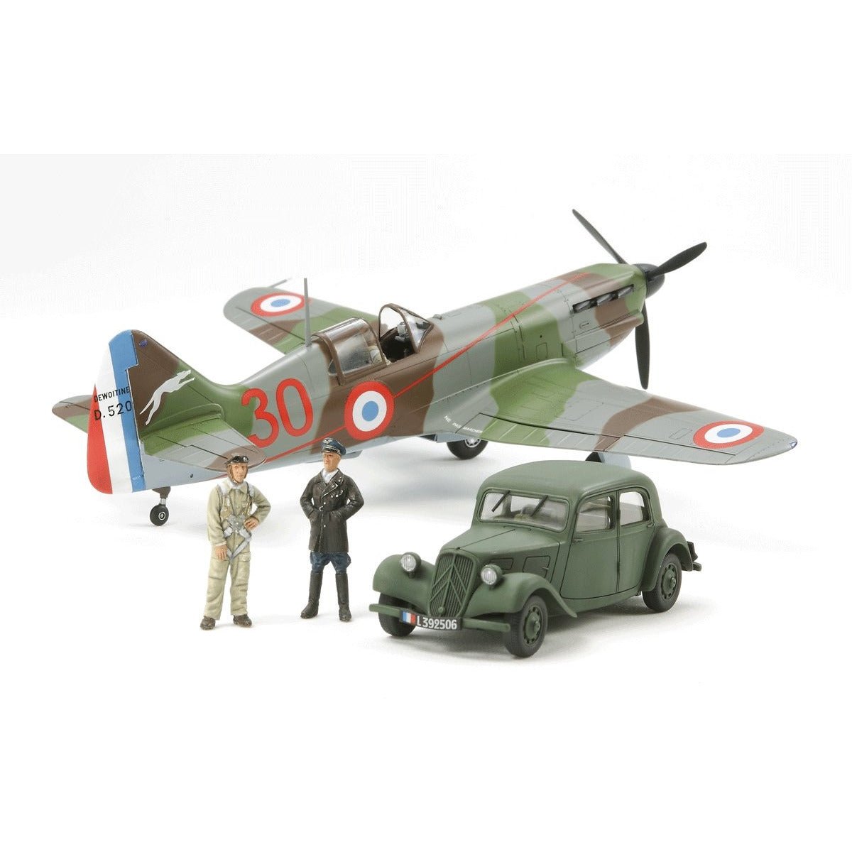 Tamiya 1/48 Dewoitine D.520 "French Aces"-Tamiya-ModelCars.com
