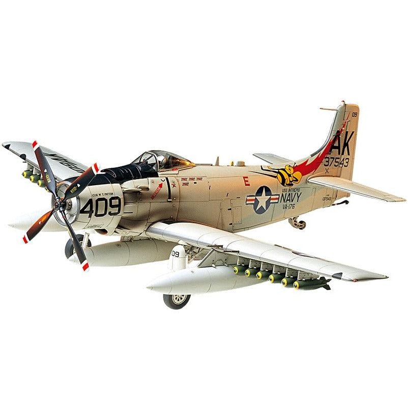 Tamiya 1/48 Douglas Skyraider AD - 6 A - 1H - Tamiya - ModelCars.com