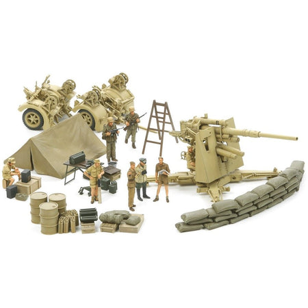 Tamiya 1/48 German 88Mm Gun Flak37-Tamiya-ModelCars.com