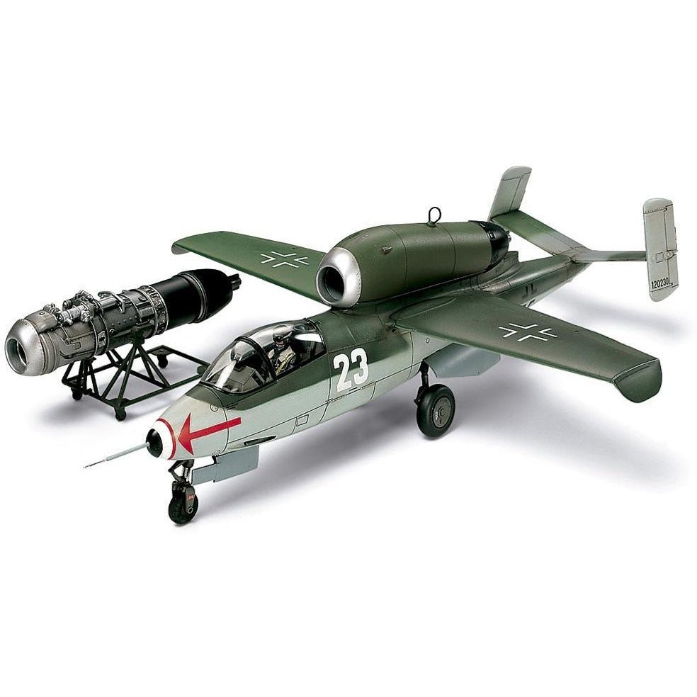 Tamiya 1/48 German Heinkel He162 A2-Tamiya-ModelCars.com