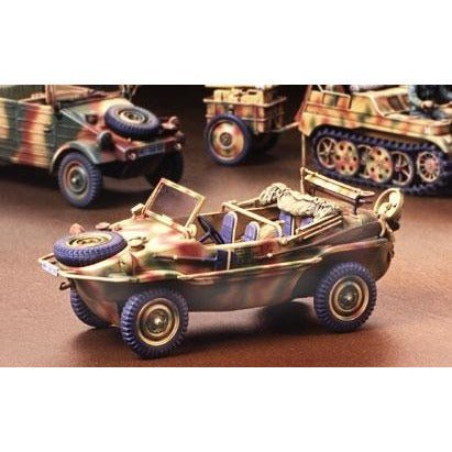 Tamiya 1/48 German Schwimmwagen Type 166-Tamiya-ModelCars.com