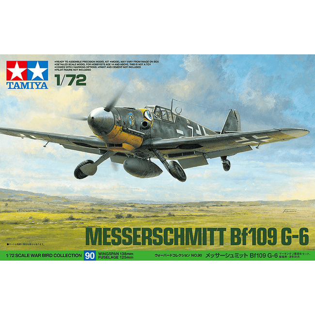 Tamiya 1/48 Messerschmitt Bf109 G - 6 - Tamiya - ModelCars.com