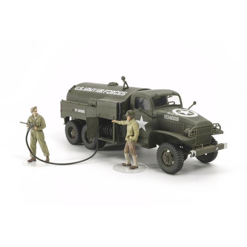 Tamiya 1/48 US Airfield 2 1/2 Ton Model Fuel Truck-Tamiya-ModelCars.com