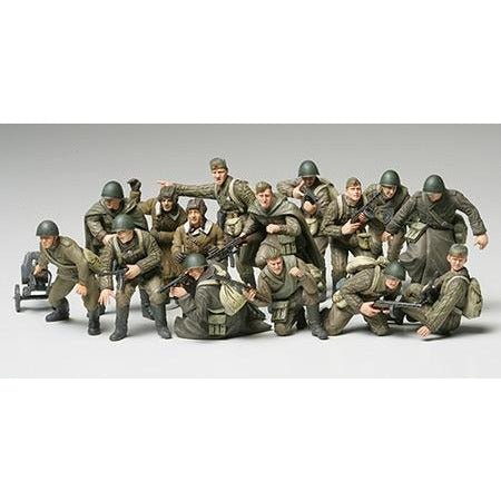 Tamiya 1/48 WWII Russian Infant Tank Crew - Tamiya - ModelCars.com