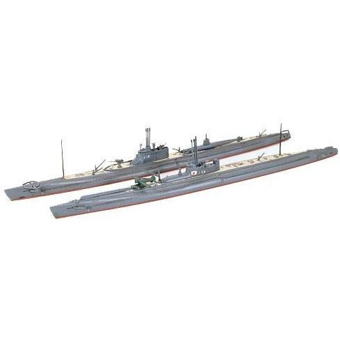 Tamiya 1/700 16 & I58 Japanese Submarines Waterline (2 Kits) - Tamiya - ModelCars.com