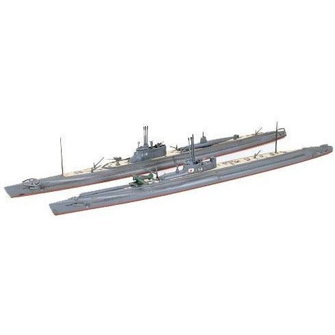 Tamiya 1/700 16 & I58 Japanese Submarines Waterline (2 Kits)-Tamiya-ModelCars.com