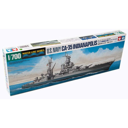 Tamiya 1/700 U.S. Navy CA-35 Indianapolis-Tamiya-ModelCars.com
