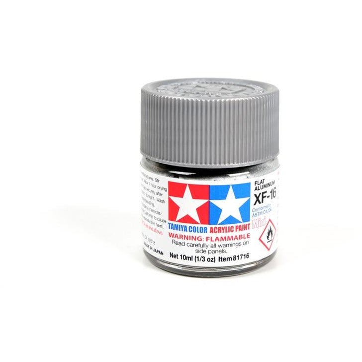 Tamiya Acrylic Mini XF - 16 Flat Alumin - Tamiya - ModelCars.com