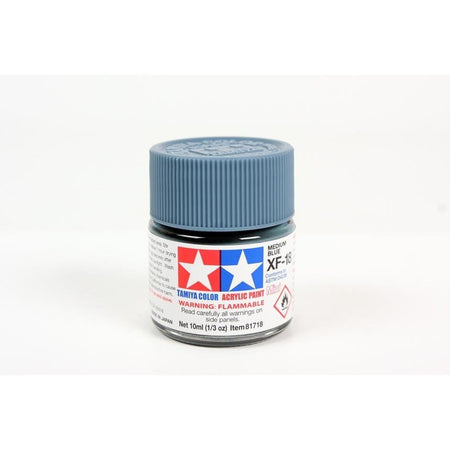Tamiya Acrylic Mini XF - 18 Medium Blue - Tamiya - ModelCars.com
