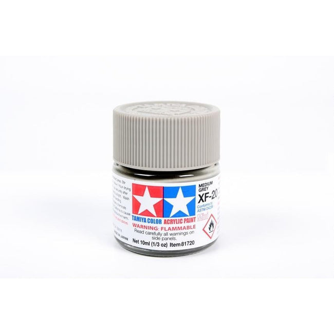 Tamiya Acrylic Mini XF-20 Medium Gray-Tamiya-ModelCars.com