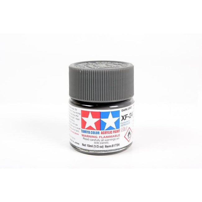 Tamiya Acrylic Mini XF-24 Dark Gray-Tamiya-ModelCars.com