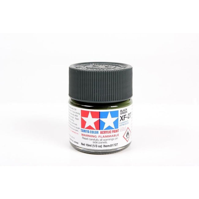 Tamiya Acrylic Mini XF-27 Black Green-Tamiya-ModelCars.com