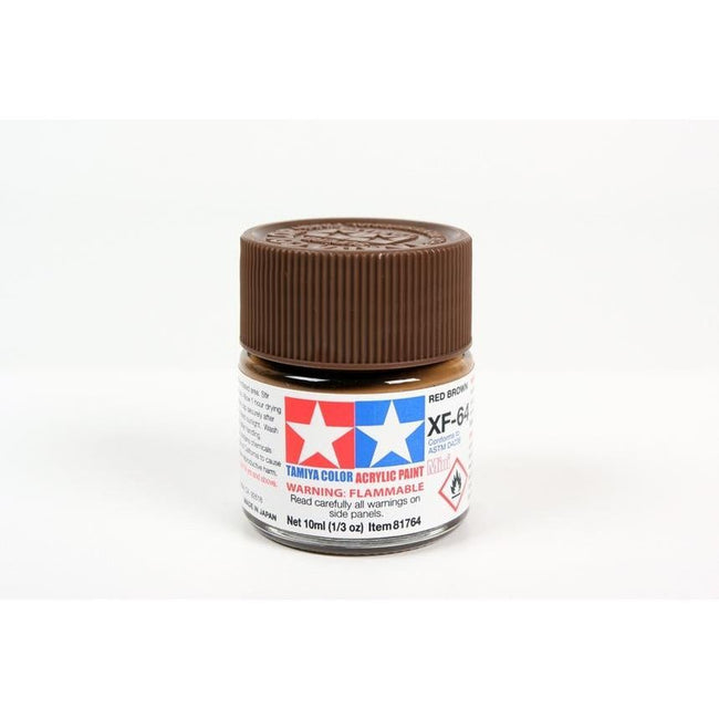 Tamiya Acrylic Mini XF-64 Red Brown-Tamiya-ModelCars.com