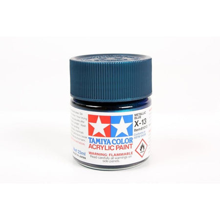 Tamiya Acrylic X - 13 Metallic Blue - Tamiya - ModelCars.com