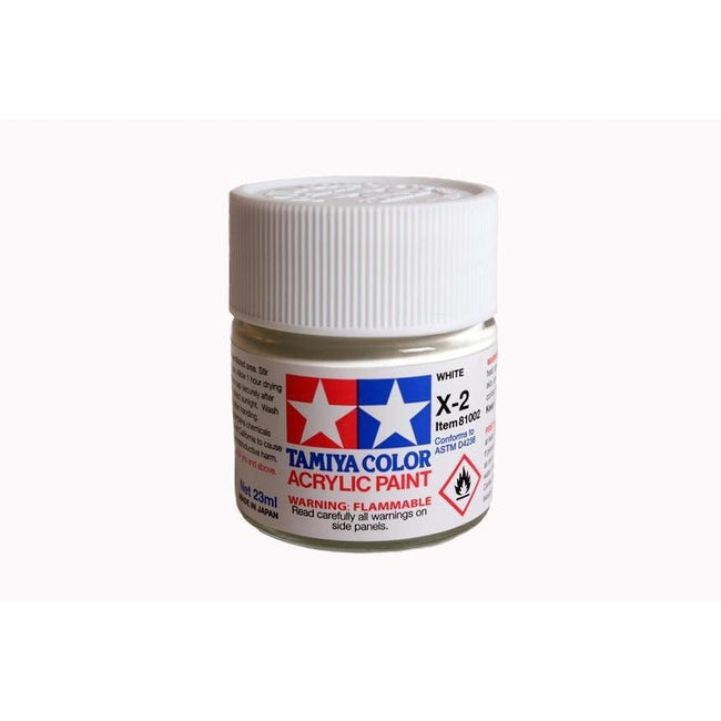 Tamiya Acrylic X-2 White-Tamiya-ModelCars.com