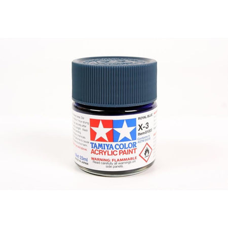 Tamiya Acrylic X - 3 Royal Blue - Tamiya - ModelCars.com