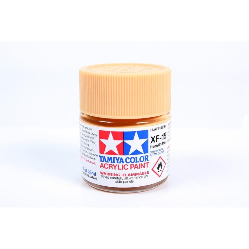 Tamiya Acrylic XF - 15 Flat Flesh - Tamiya - ModelCars.com