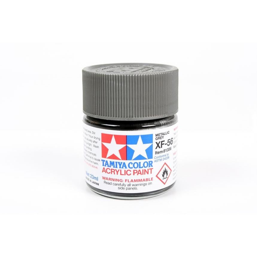 Tamiya Acrylic XF - 56 Metallic Gray - Tamiya - ModelCars.com