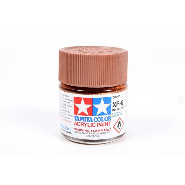 Tamiya Acrylic XF - 6 Copper - Tamiya - ModelCars.com