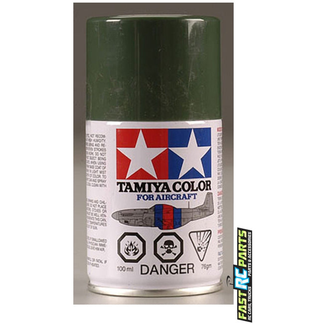 Tamiya Aircraft Spray AS - 17 Dark Green Acrylic - Tamiya - ModelCars.com