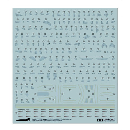 Tamiya F-4 Phantom II Decal Set A-Tamiya-ModelCars.com