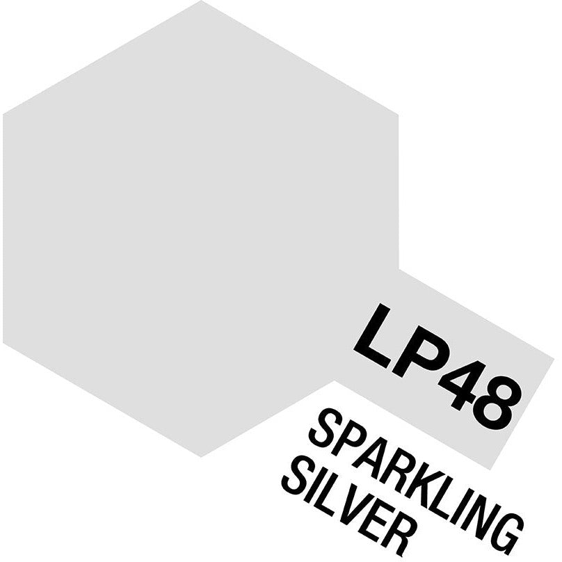 Tamiya Lacquer LP - 48 Sparkling Silver - Tamiya - ModelCars.com