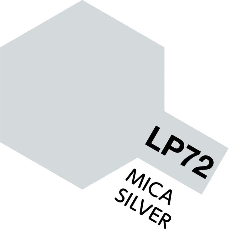 Tamiya Lacquer LP - 72 Mica Silver - Tamiya - ModelCars.com