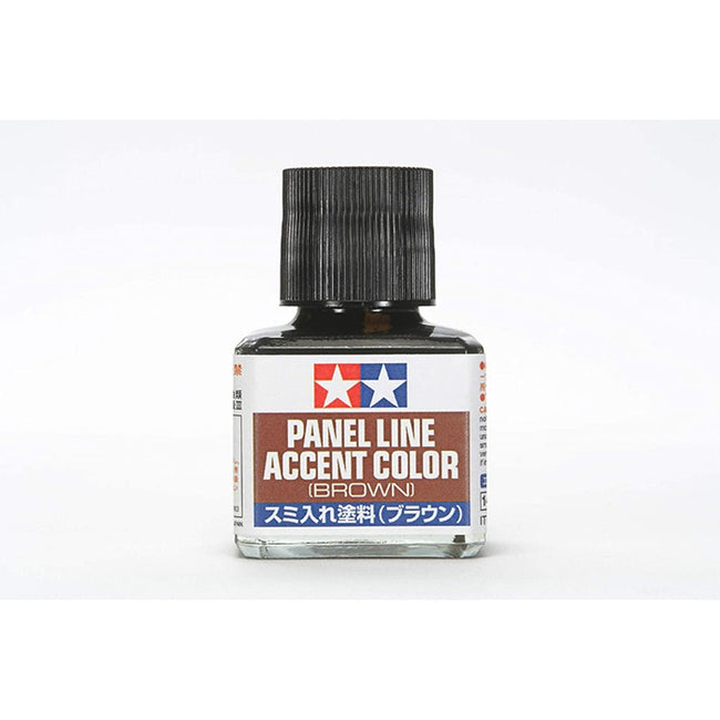 Tamiya Panel Line Accent Color, 40ml Brown - Tamiya - ModelCars.com