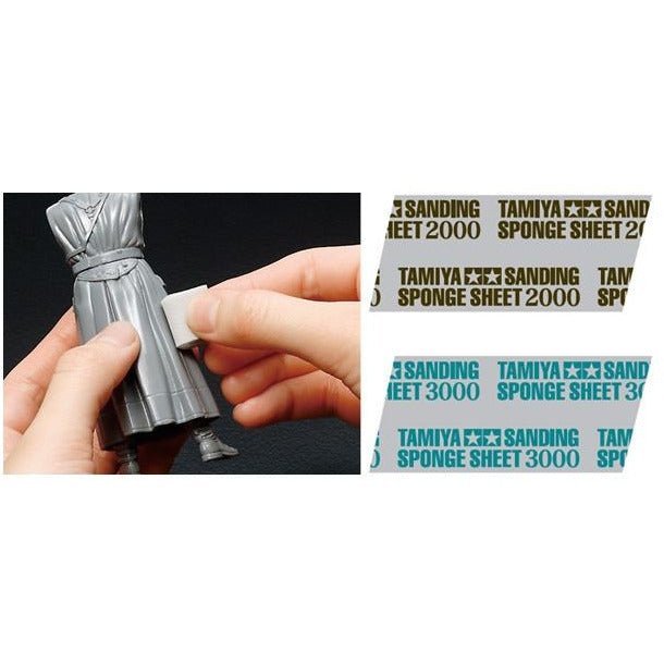 Tamiya Sanding Sponge Sheet 3000 / Tamiya USA-Tamiya-ModelCars.com
