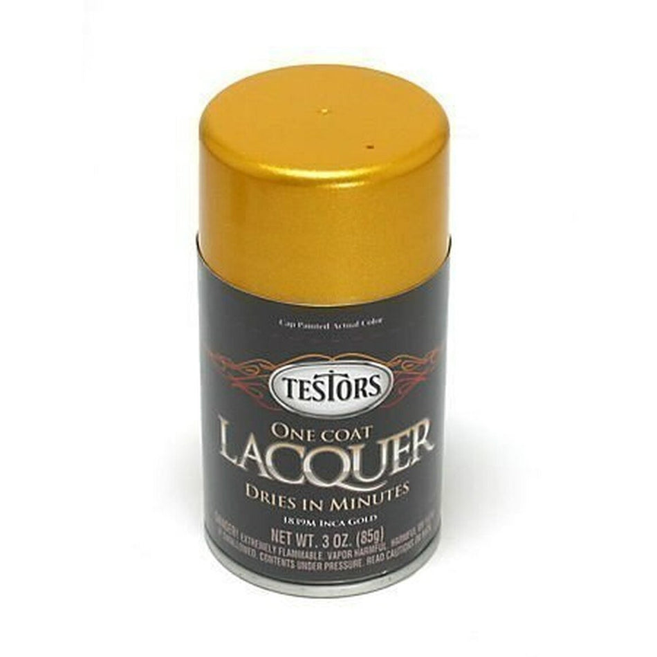 Testors Aerosol Lacquer Paint Inca Gold 3oz