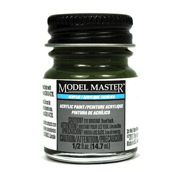 Testors Acrylic Paint Dark Green - Flat