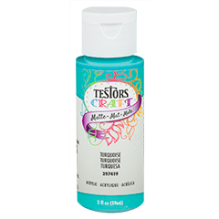Testors Acrylic MTE Craft Paint Turquoise - Testors - ModelCars.com