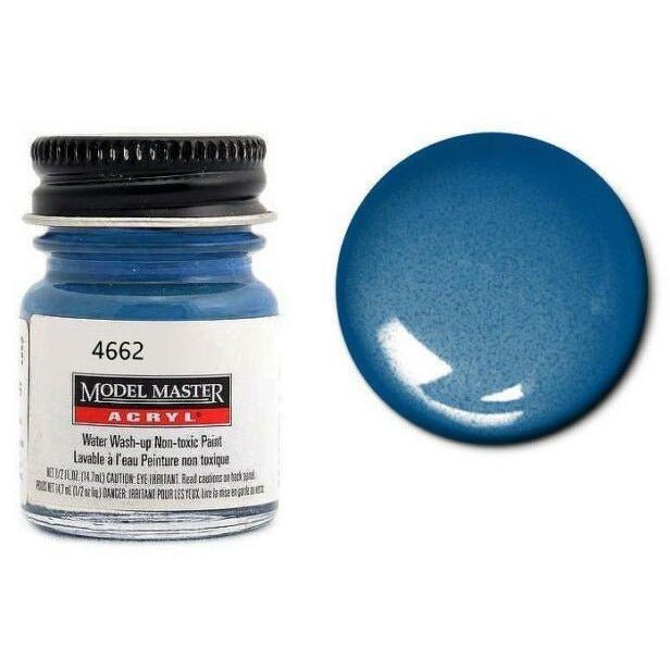 Testors Acrylic Paint Arctic Blue Metallic - Gloss - Testors - ModelCars.com