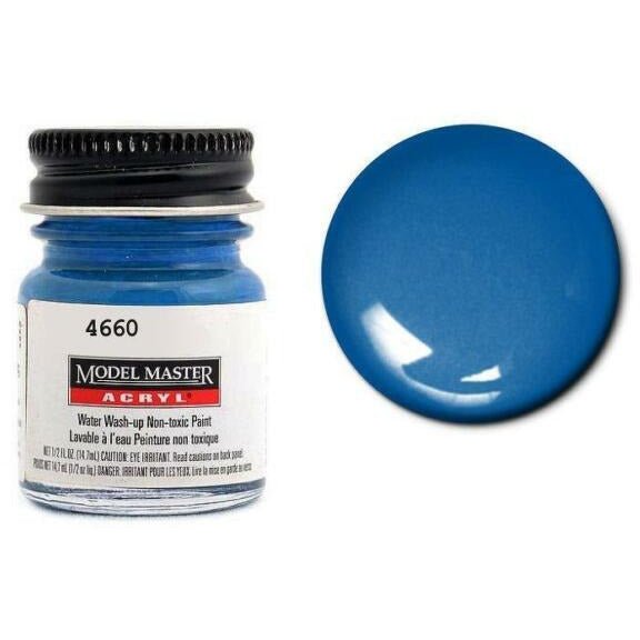 Testors Acrylic Paint Dark Blue - Gloss - Testors - ModelCars.com
