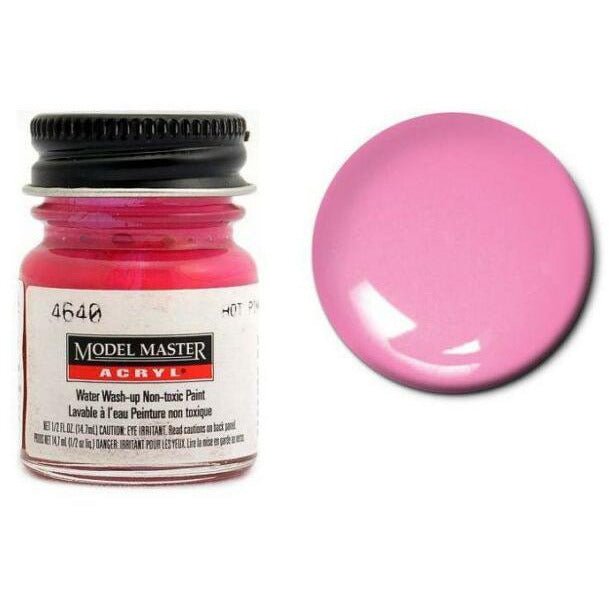 Testors Acrylic Paint Hot Pink Pearl - Gloss - Testors - ModelCars.com