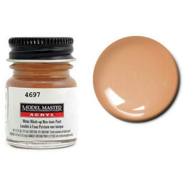 Testors Acrylic Paint Tan - Semi - Gloss - Testors - ModelCars.com