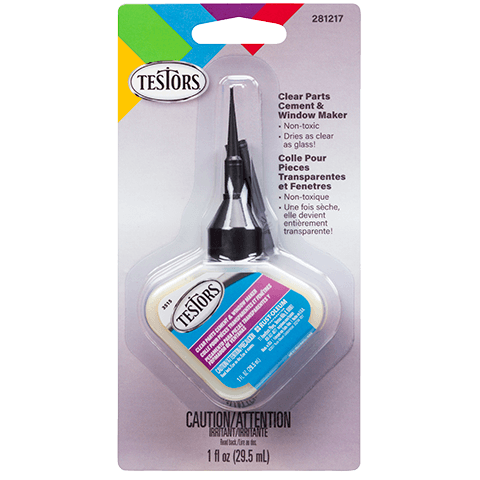 Testors Clear Parts Cement and Window Maker, 1oz - Testors - ModelCars.com