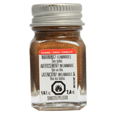 Testors Enamel Paint Brass - Flat - Testors - ModelCars.com