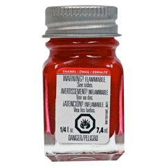 Testors Enamel Paint Red - Metallic-Testors-ModelCars.com